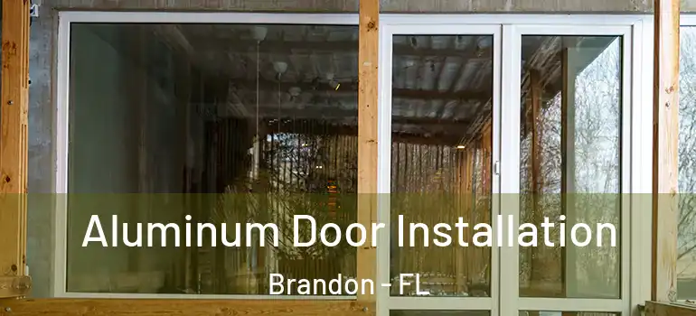  Aluminum Door Installation Brandon - FL