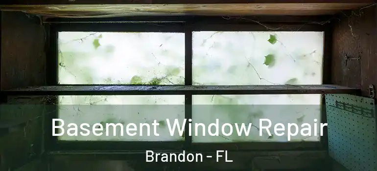  Basement Window Repair Brandon - FL