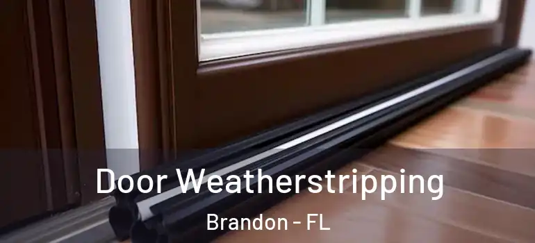  Door Weatherstripping Brandon - FL