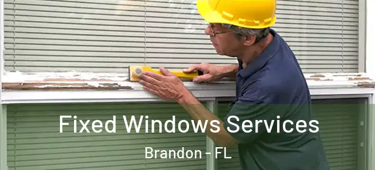  Fixed Windows Services Brandon - FL