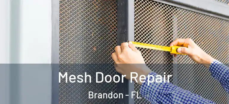  Mesh Door Repair Brandon - FL