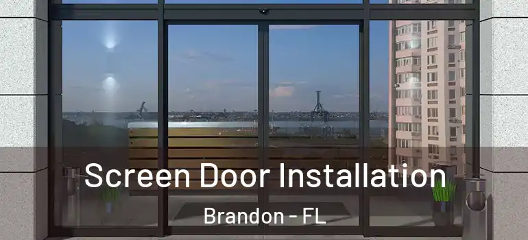  Screen Door Installation Brandon - FL