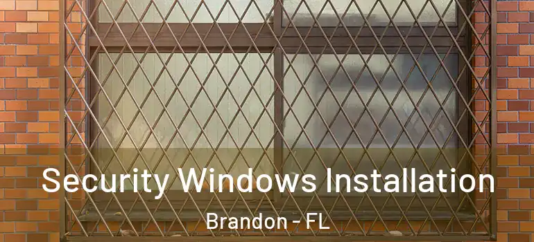  Security Windows Installation Brandon - FL