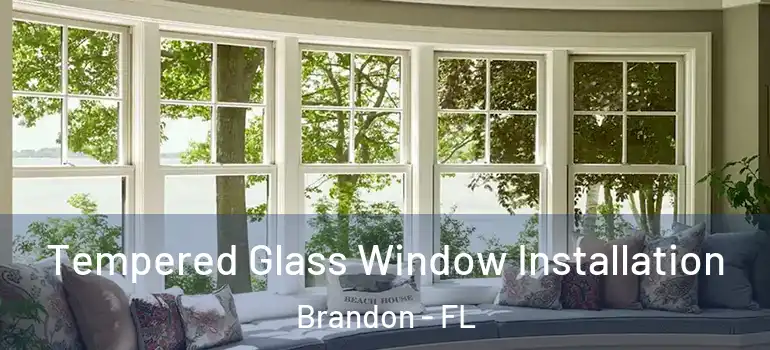  Tempered Glass Window Installation Brandon - FL