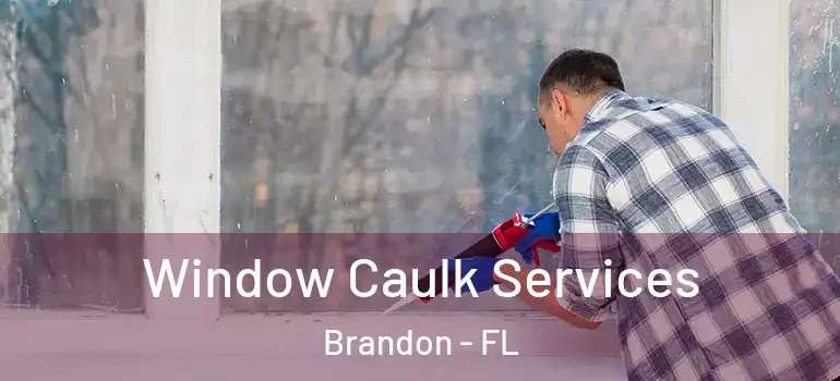  Window Caulk Services Brandon - FL