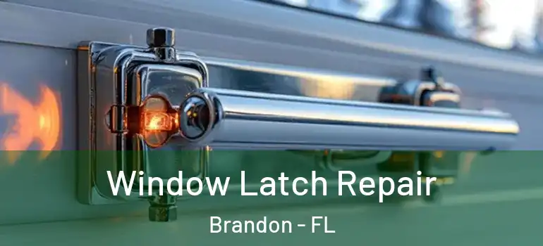  Window Latch Repair Brandon - FL
